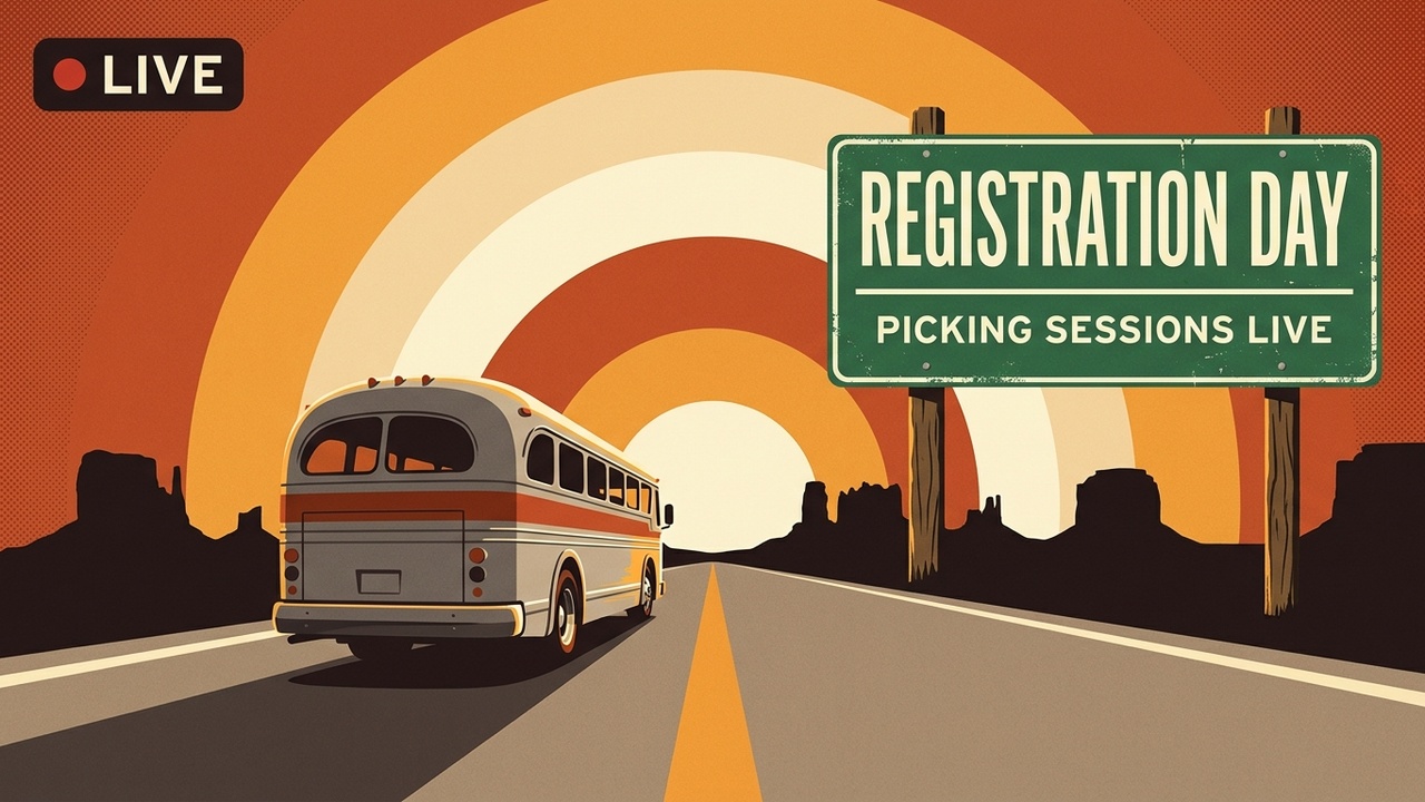 The Road to UNBOUND - Registration Day: Picking My Sessions Live